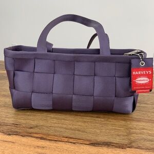 Harveys Seatbelt Purple Baguette Bag Purse USA Handbag